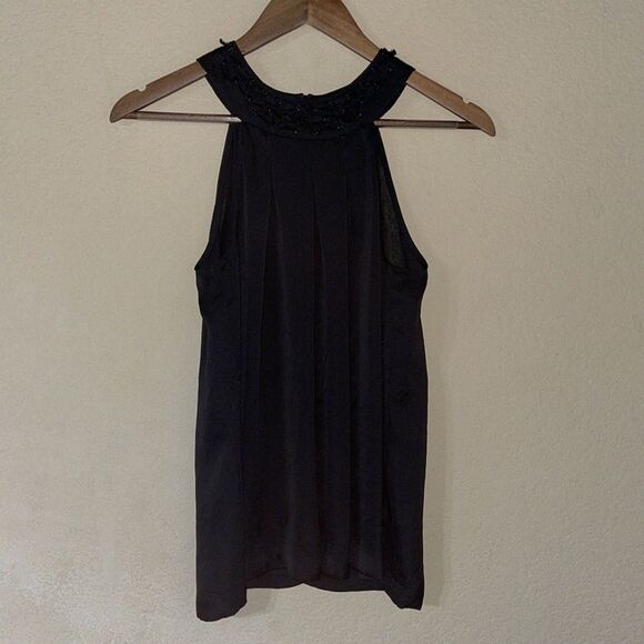 Michael Kors Satin Top - Black - Picture 1 of 8